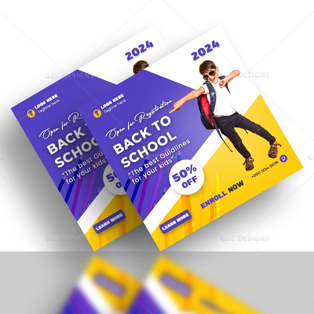 back-to-school-promotional-instagram-poster-design-mockup-one